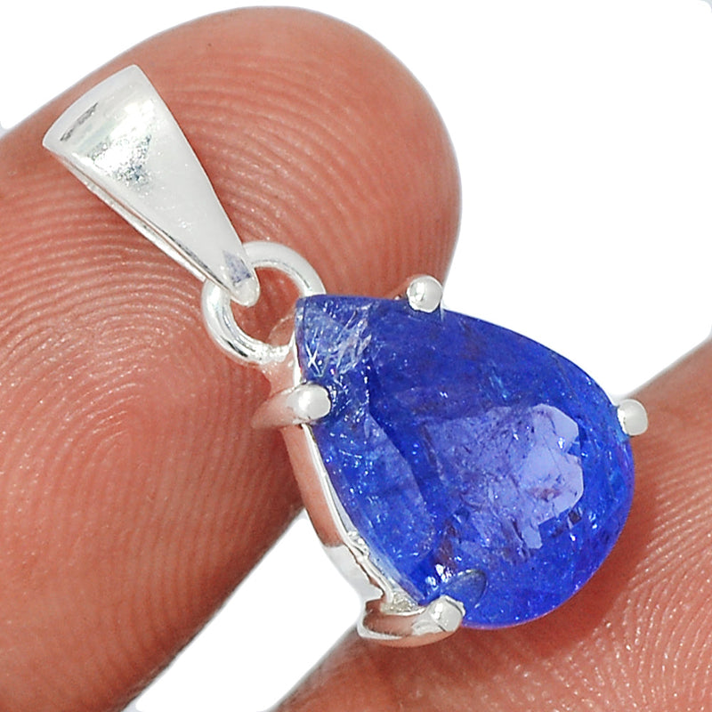 0.8" Claw - Tanzanite Faceted Pendants - TZFP57