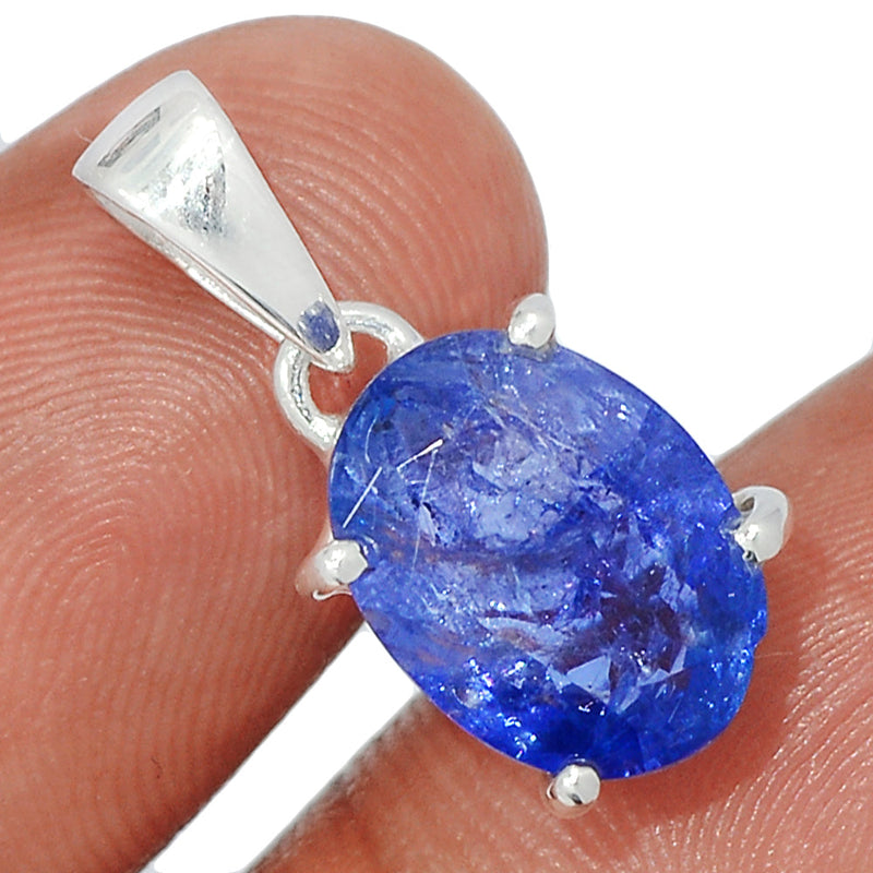 0.8" Claw - Tanzanite Faceted Pendants - TZFP58