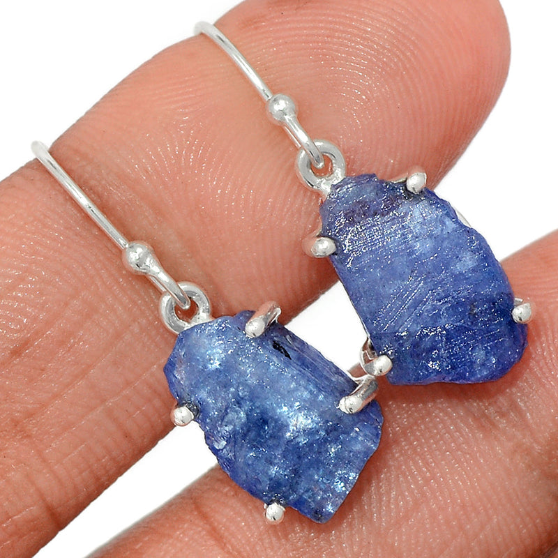 1.2" Claw - Tanzanite Rough Earrings - TZRE477