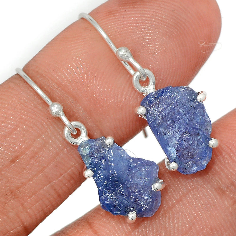 1.1" Claw - Tanzanite Rough Earrings - TZRE506