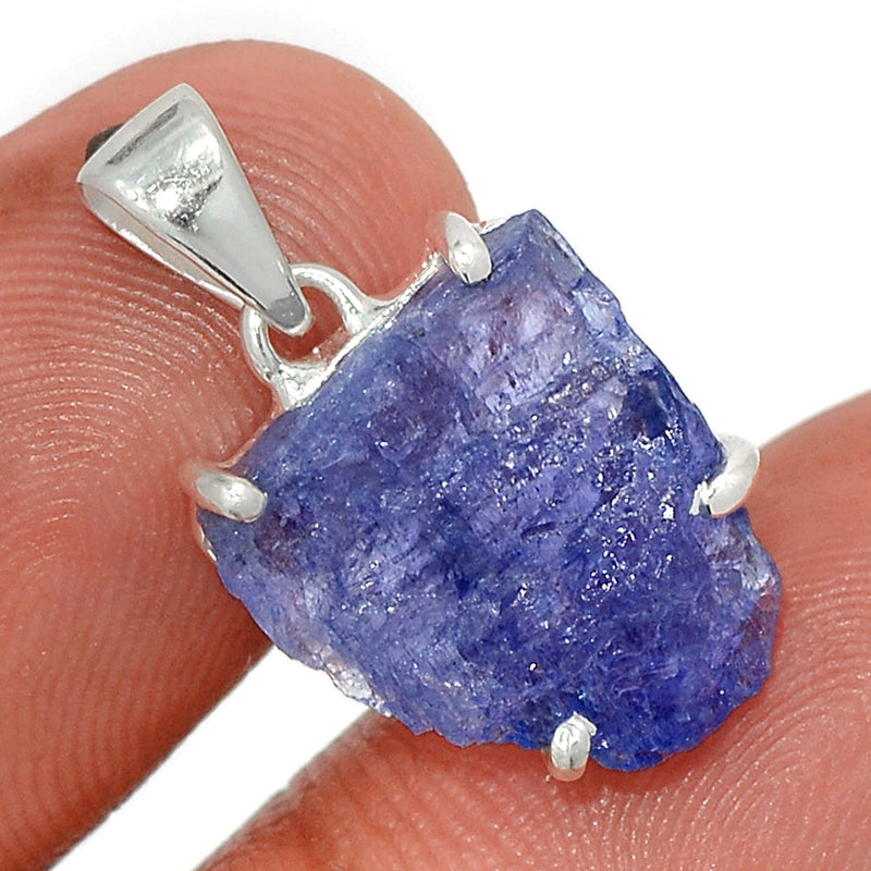 0.8" Claw - Tanzanite Rough Pendants - TZRP833