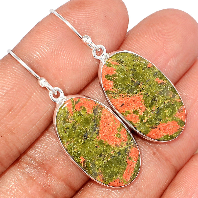 1.7" Unakite Earrings - UNKE674