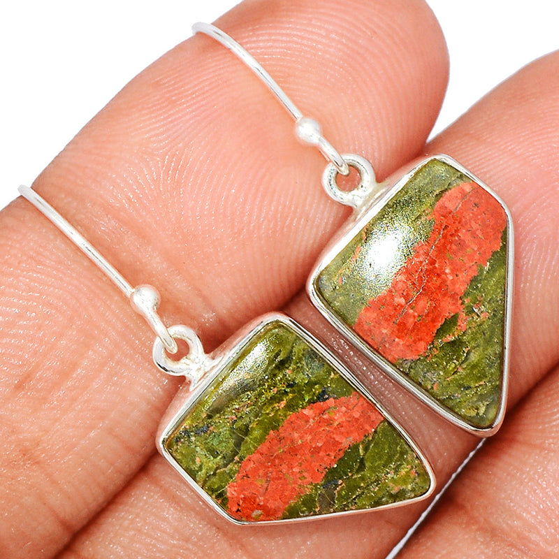 1.3" Unakite Earrings - UNKE740