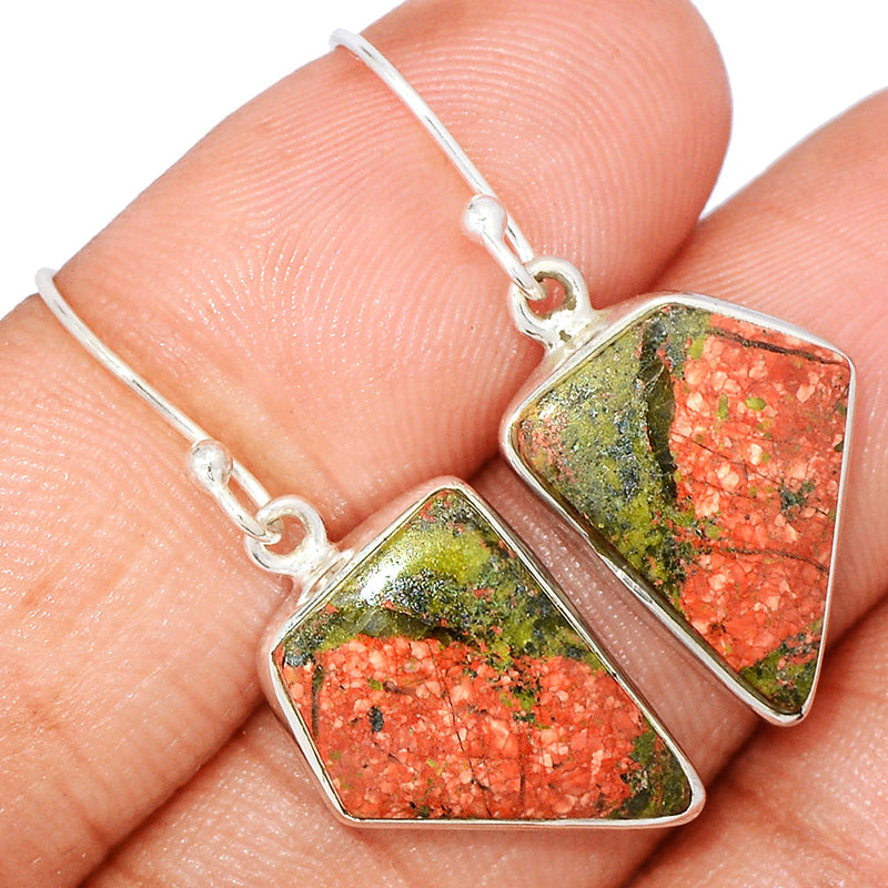 1.3" Unakite Earrings - UNKE741