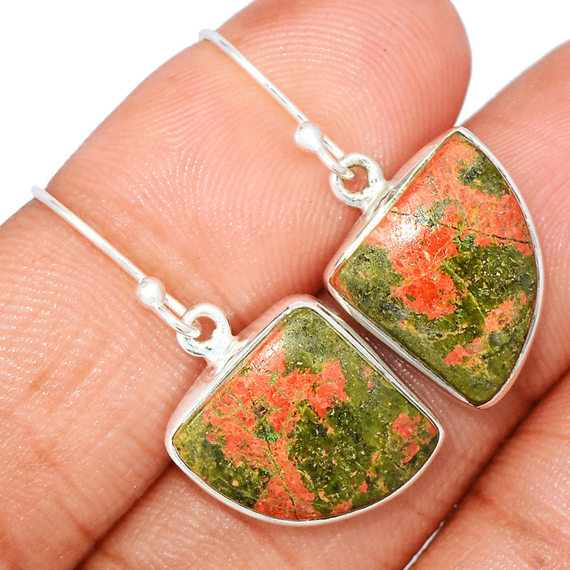 1.2" Unakite Earrings - UNKE742