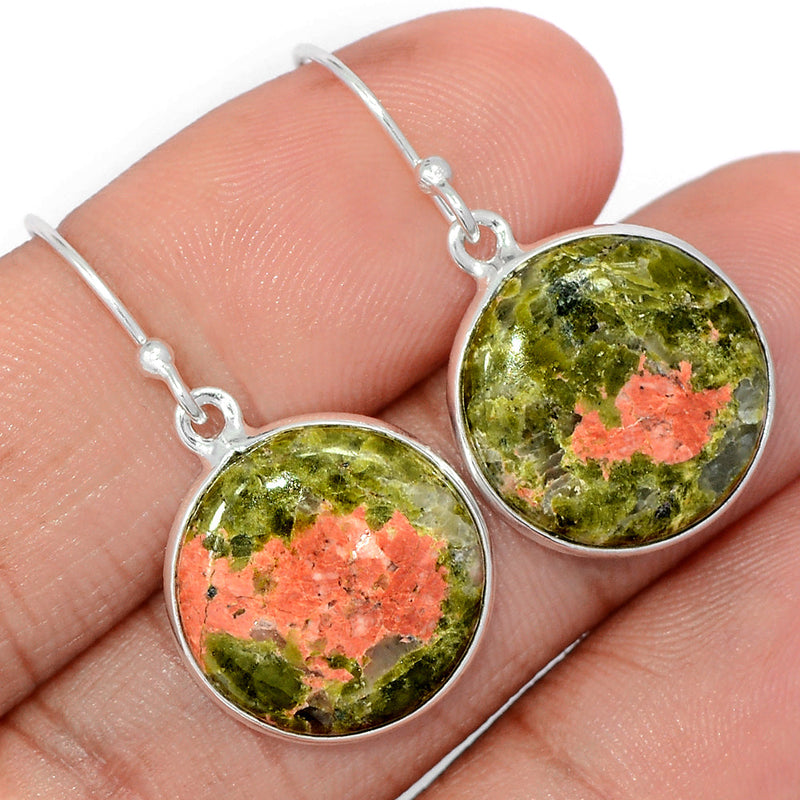 1.3" Unakite Earrings - UNKE744