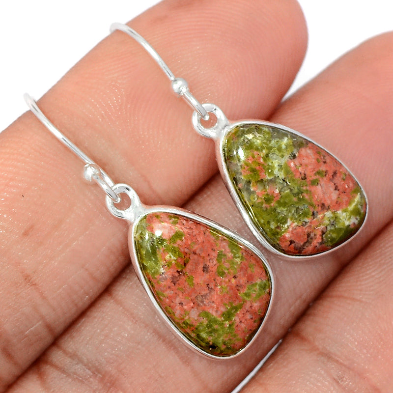 1.3" Unakite Earrings - UNKE747