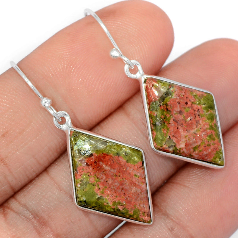 1.6" Unakite Earrings - UNKE748