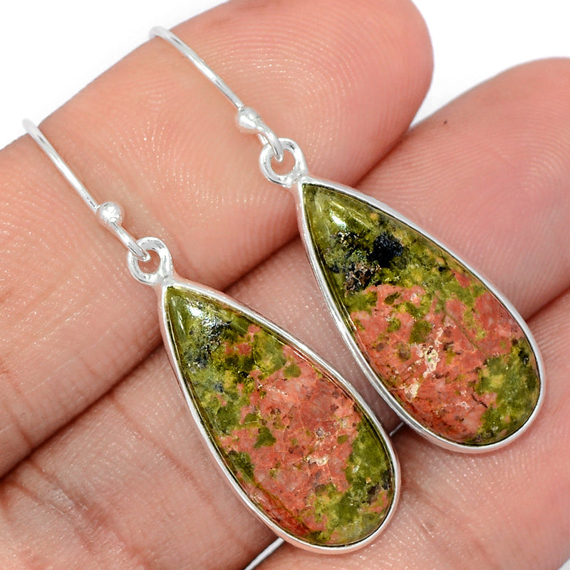 1.6" Unakite Earrings - UNKE749