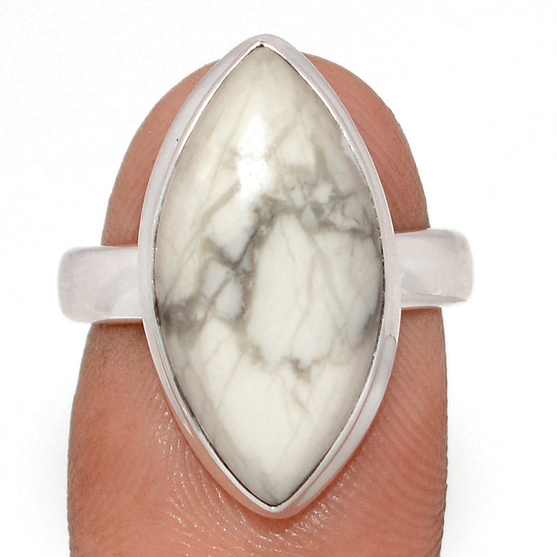 White Howlite Ring - WHOR704