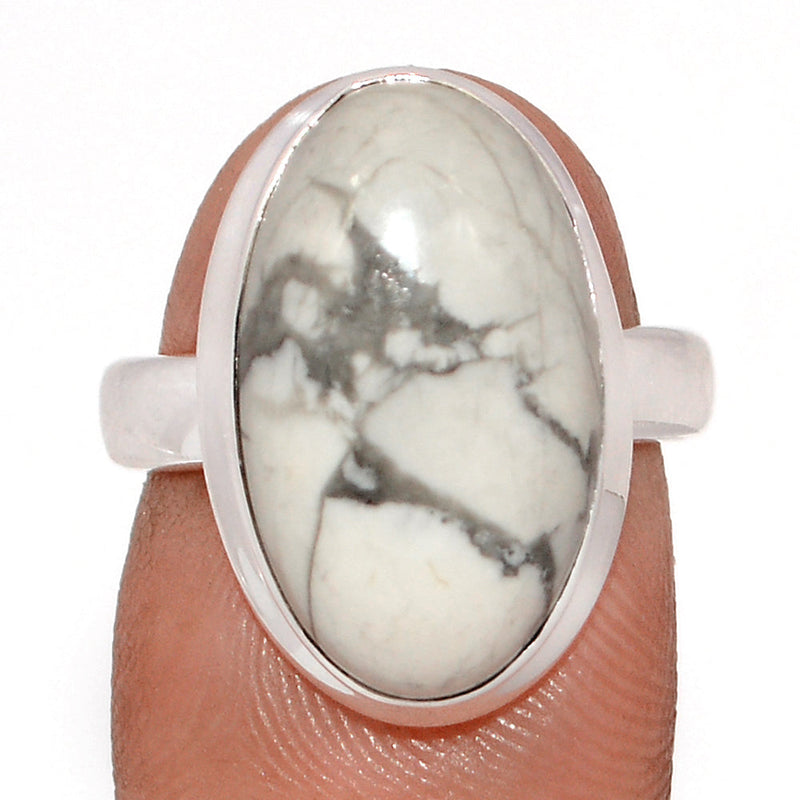 White Howlite Ring - WHOR705