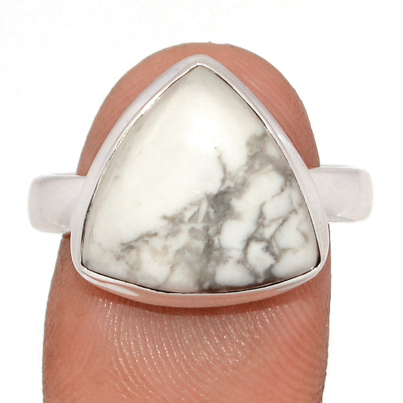 White Howlite Ring - WHOR711