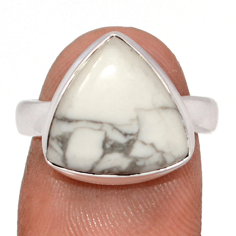 White Howlite Ring - WHOR722