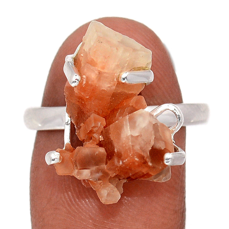 Aragonite Crystal Star Ring - ACSR128