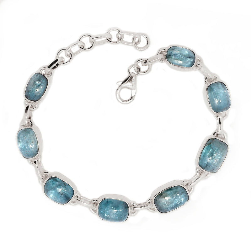 8" Aqua Kyanite Cabochon Bracelets - AKCB3