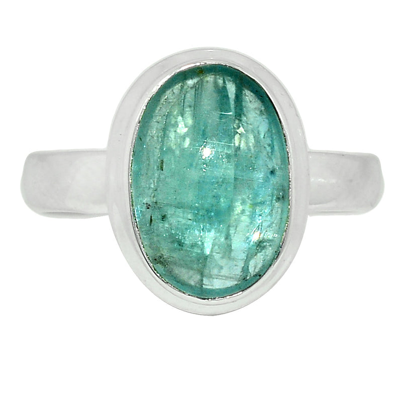 Aqua Kyanite Cabochon Ring - AKCR118