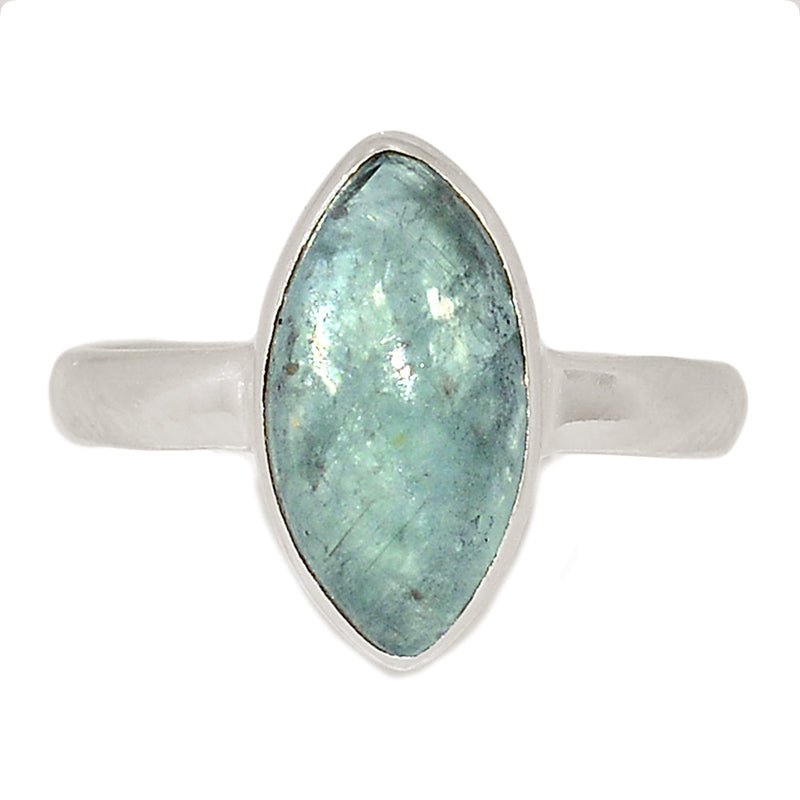 Aqua Kyanite Cabochon Ring - AKCR334