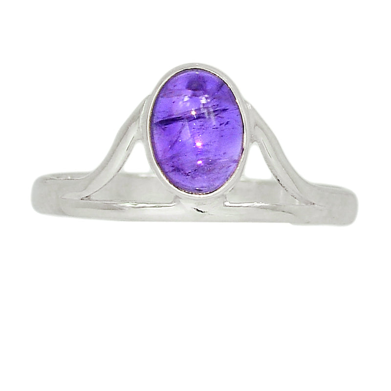 Small Plain - Amethyst Ring - AMCR3221