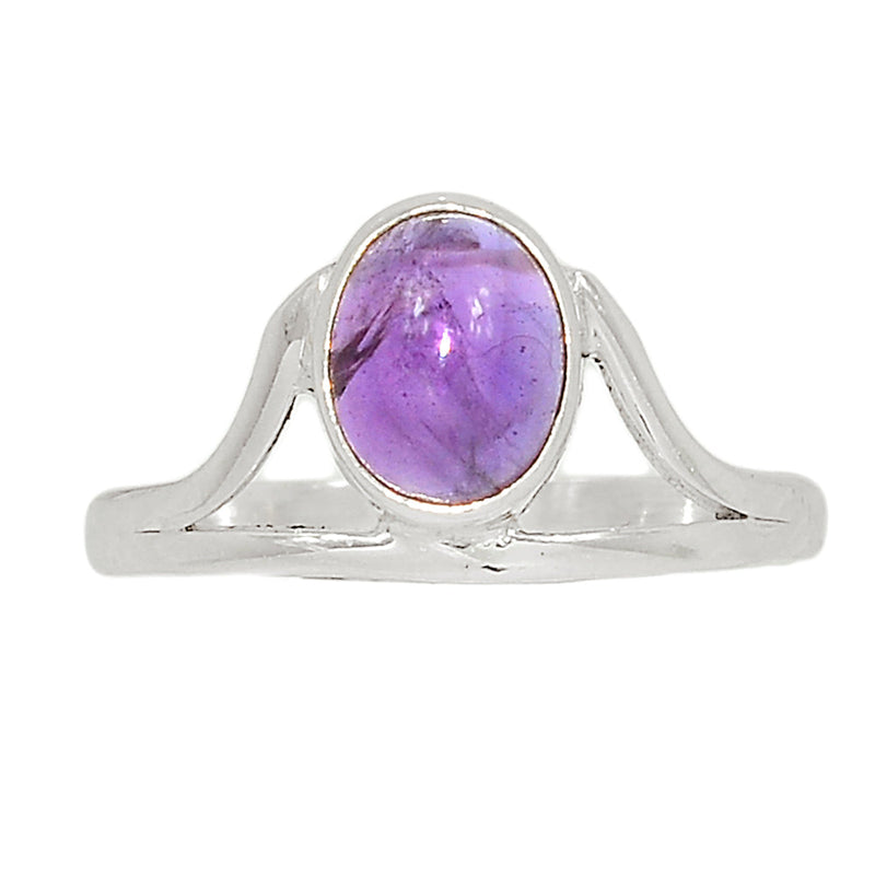 Small Plain - Amethyst Ring - AMCR3228