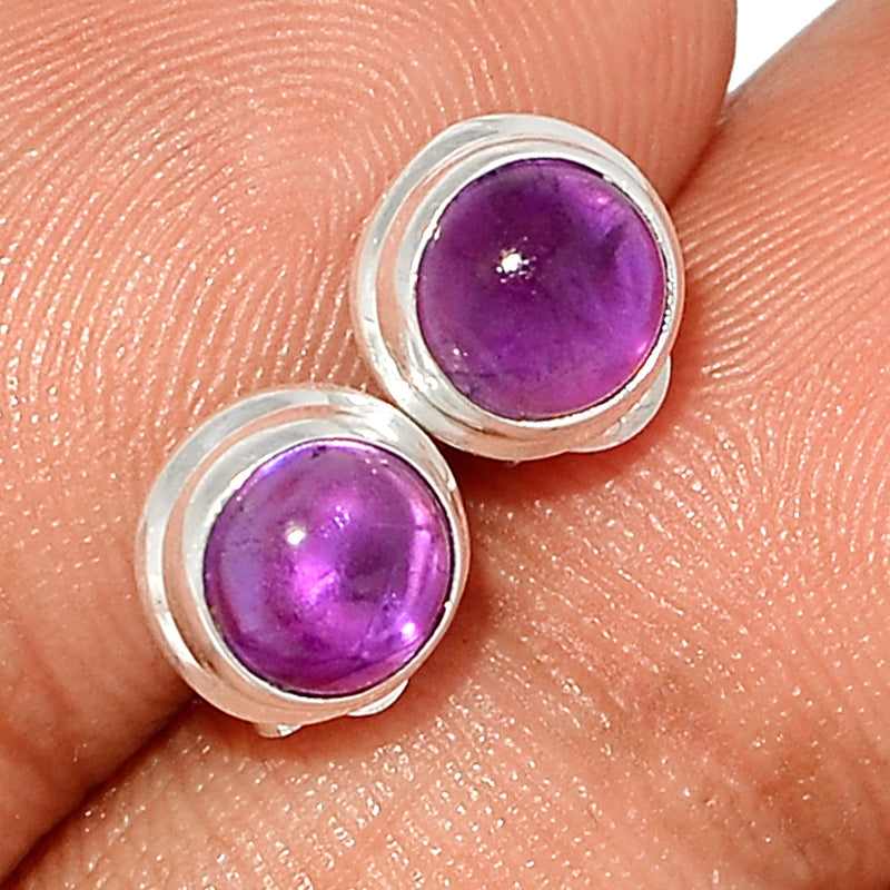 Amethyst Studs - AMCS677