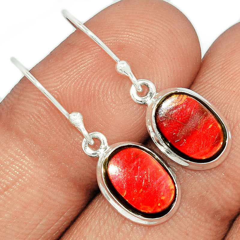 1.2" Ammolite Earrings - AMLE716