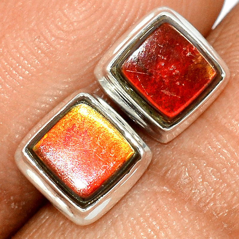 Ammolite Studs - AMLS116