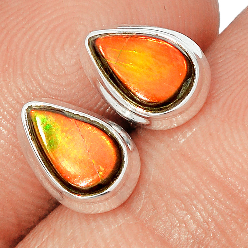 Ammolite Studs - AMLS149