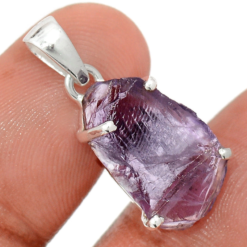 1.1" Claw - Amethyst Rough Pendants - AMRP1001