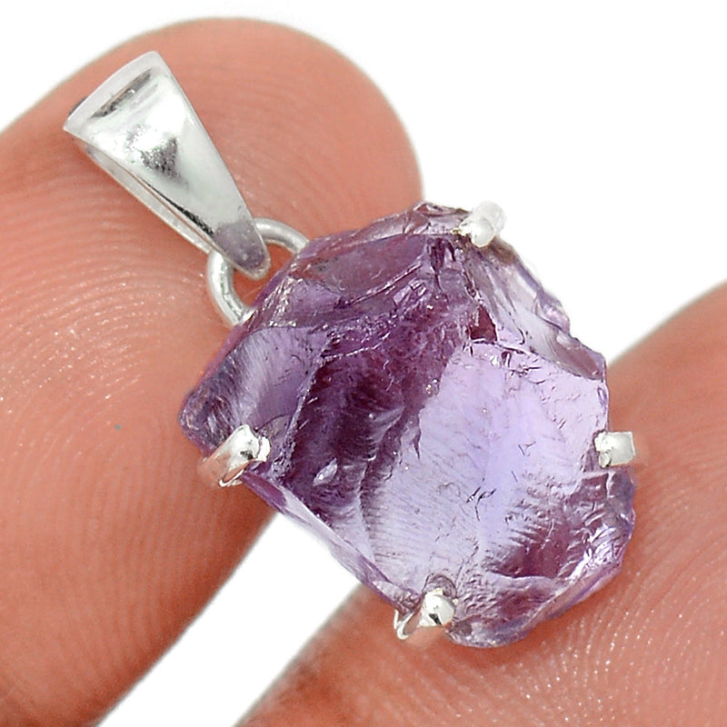 1.3" Claw - Amethyst Rough Pendants - AMRP1020