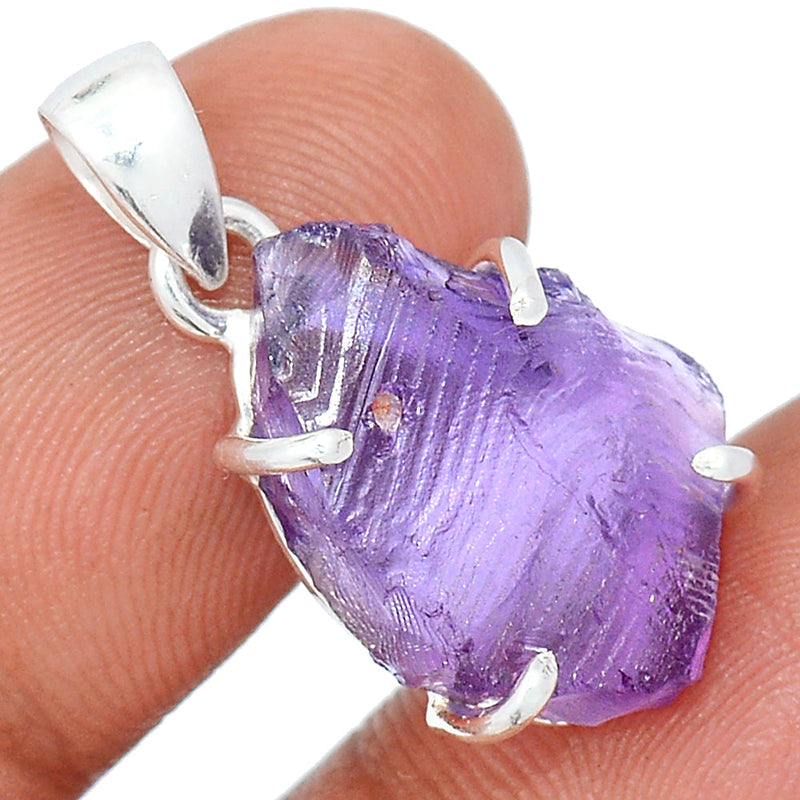 1.1" Claw - Amethyst Rough Pendants - AMRP993