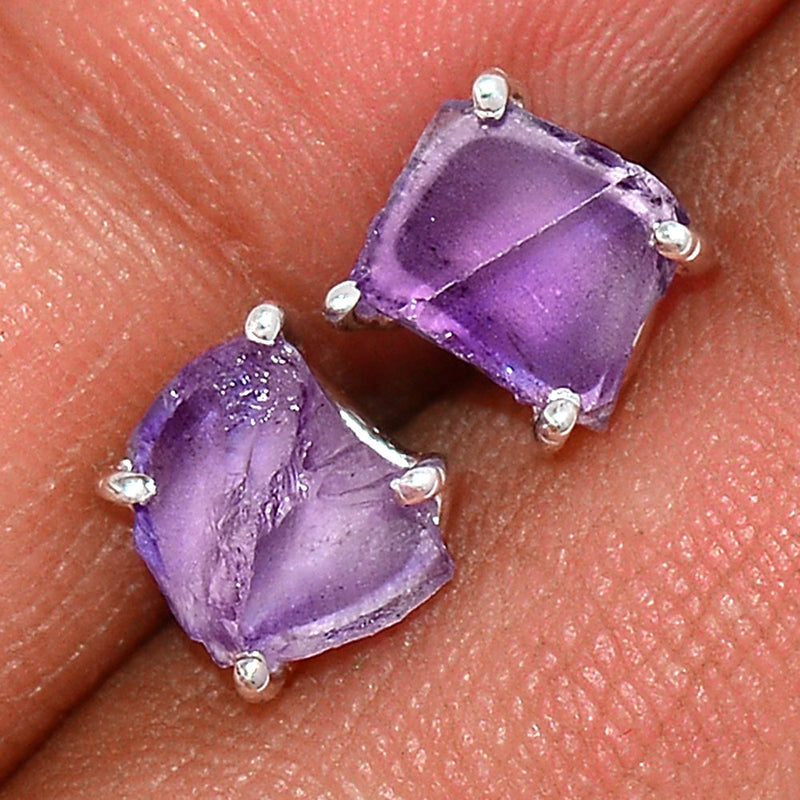 Claw - Amethyst Rough Studs - AMRS185