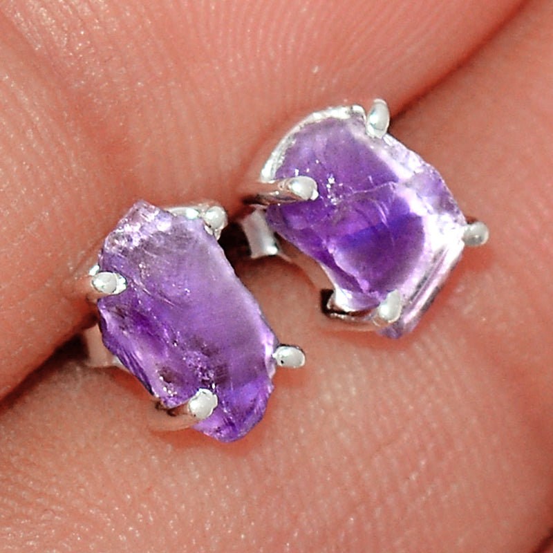 Claw - Amethyst Rough Studs - AMRS239