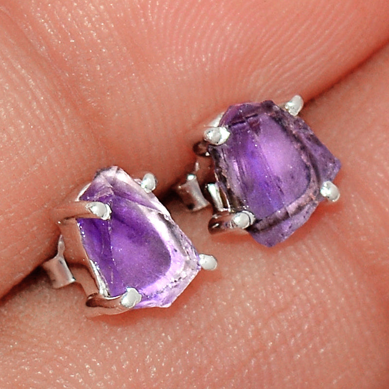 Claw - Amethyst Rough Studs - AMRS248