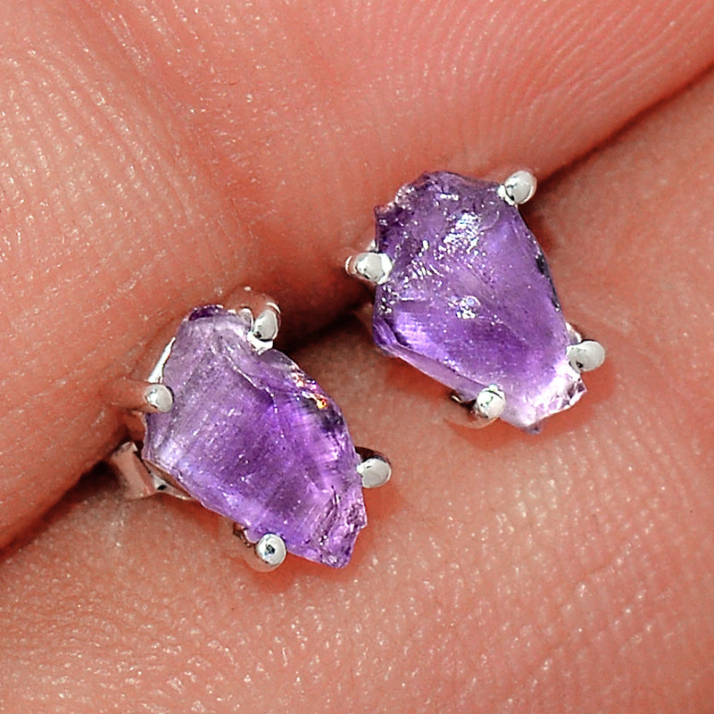 Claw - Amethyst Rough Studs - AMRS250