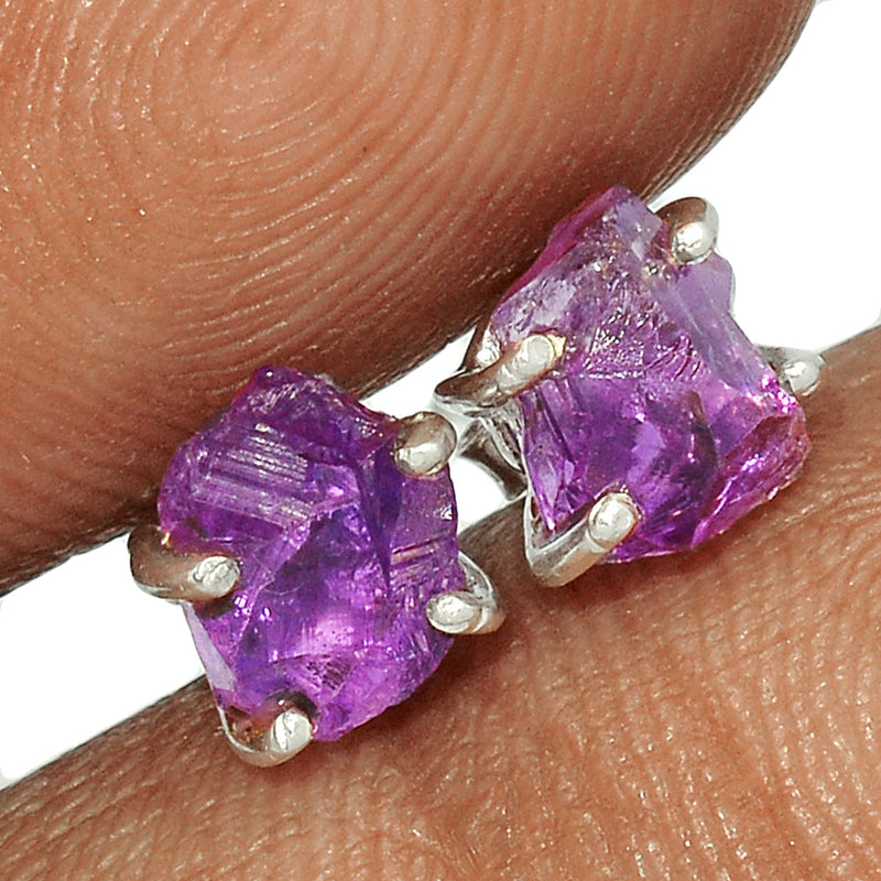 Claw - Amethyst Rough Studs - AMRS366