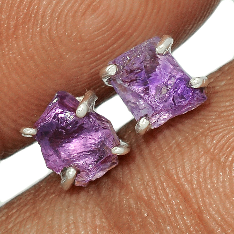 Claw - Amethyst Rough Studs - AMRS368