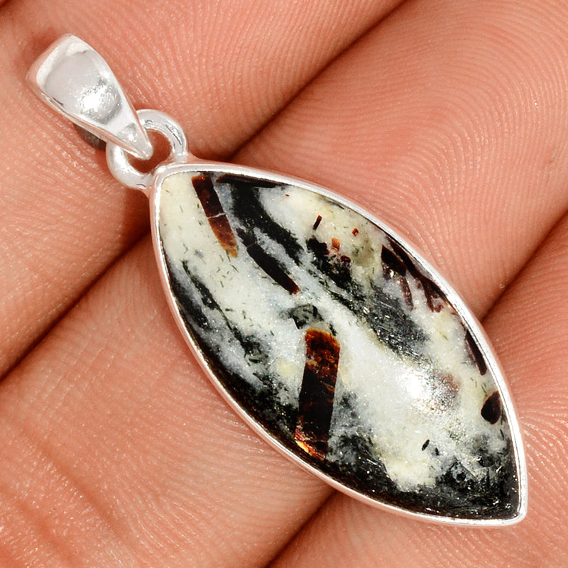 1.5" Astrophyllite Cabochon Pendants - APCP324