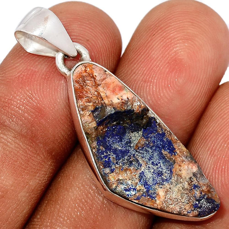 1.6" Azurite Druzy Pendants - AZDP383