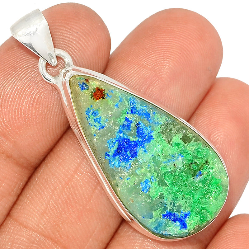 1.8" Azurite Druzy Pendants - AZDP465