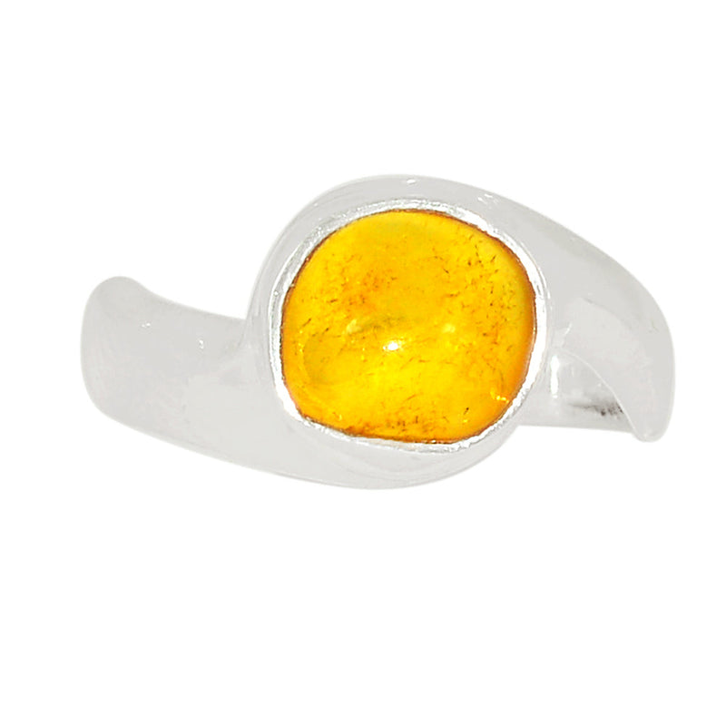 Solid - Baltic Amber Ring - BAMR915