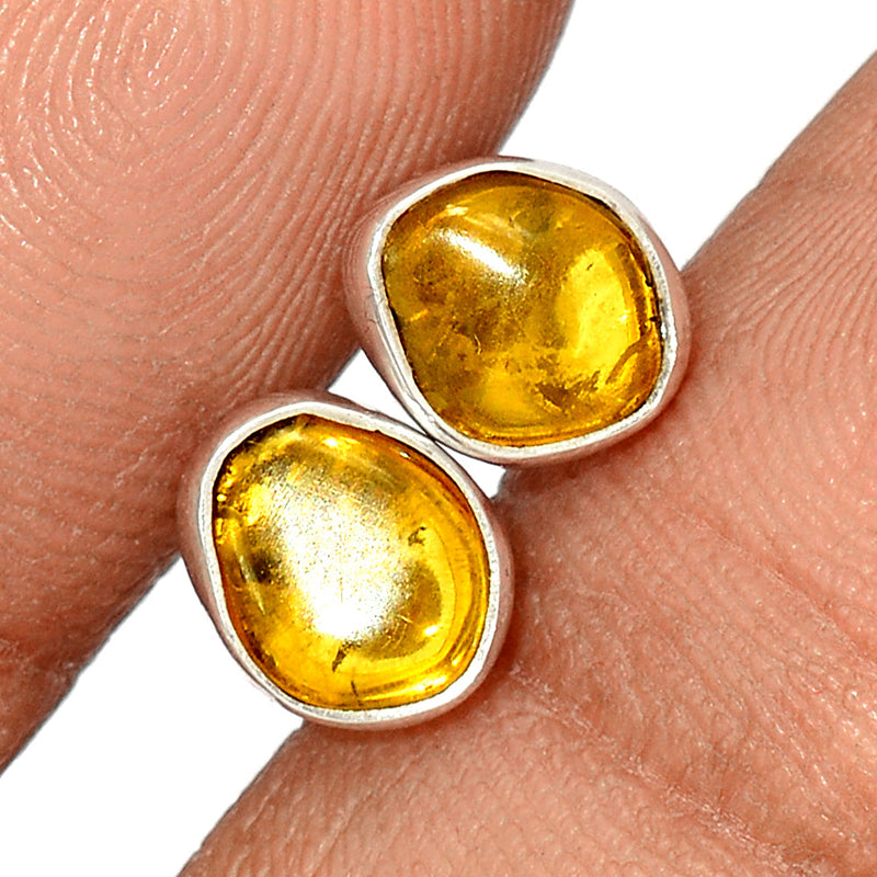 Baltic Amber Studs - BAMS18