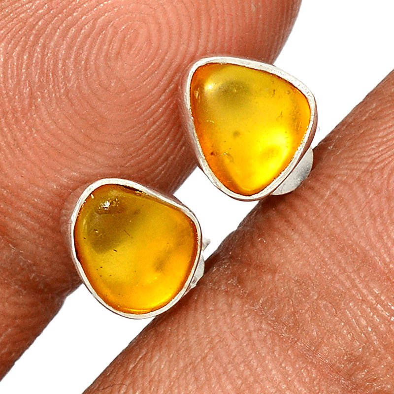 Baltic Amber Studs - BAMS32