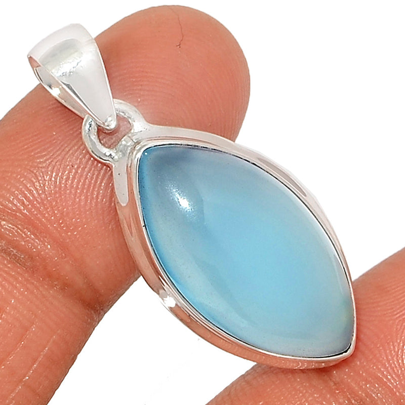 1.5" Blue Chalcedony Pendants - BCDP798