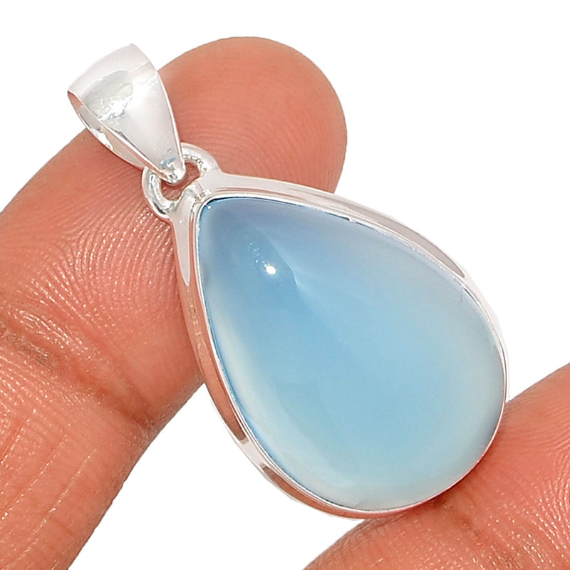 1.5" Blue Chalcedony Pendants - BCDP803