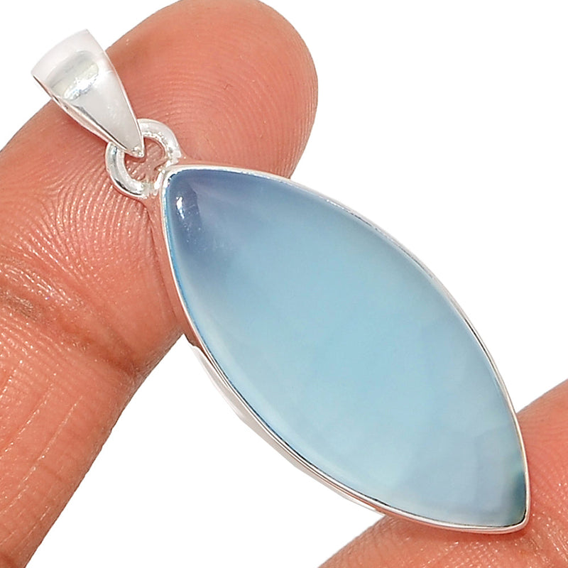 1.8" Blue Chalcedony Pendants - BCDP807