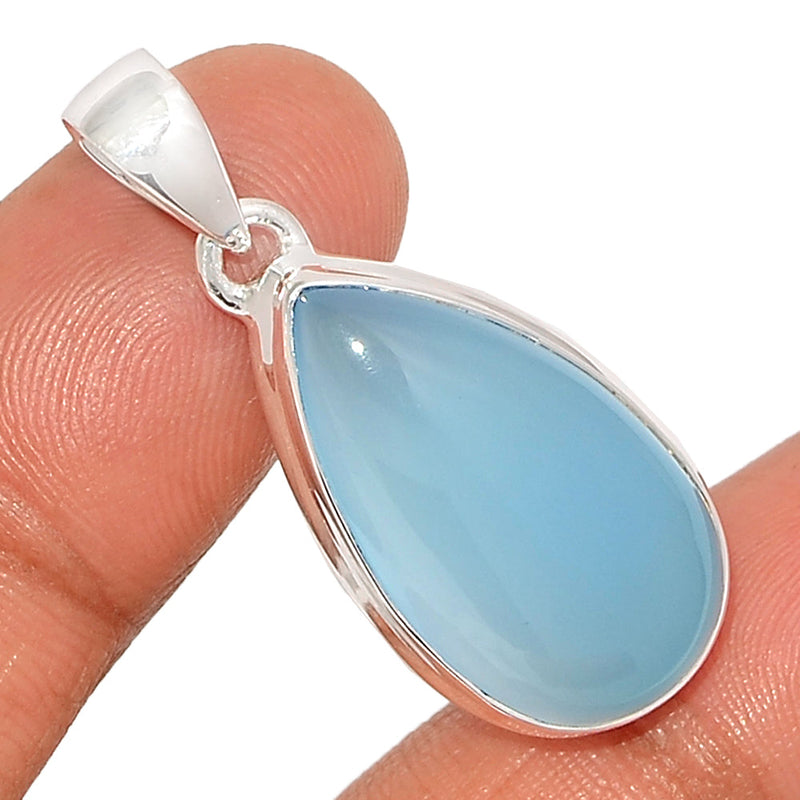 1.5" Blue Chalcedony Pendants - BCDP819