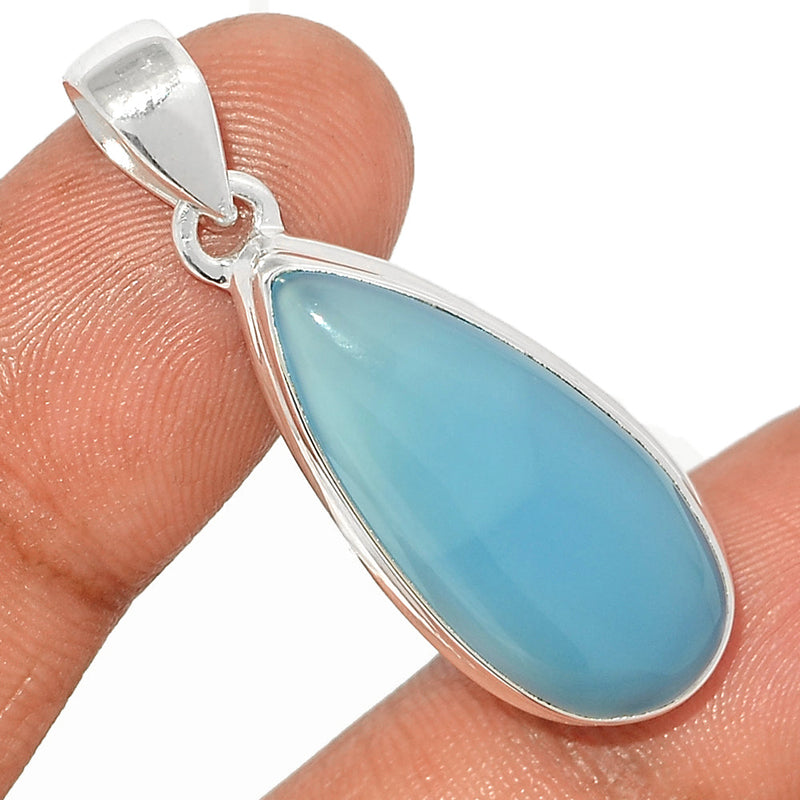 1.6" Blue Chalcedony Pendants - BCDP826