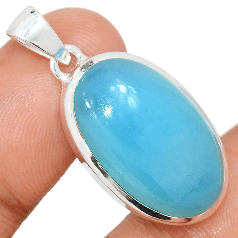 1.3" Blue Chalcedony Pendants - BCDP847