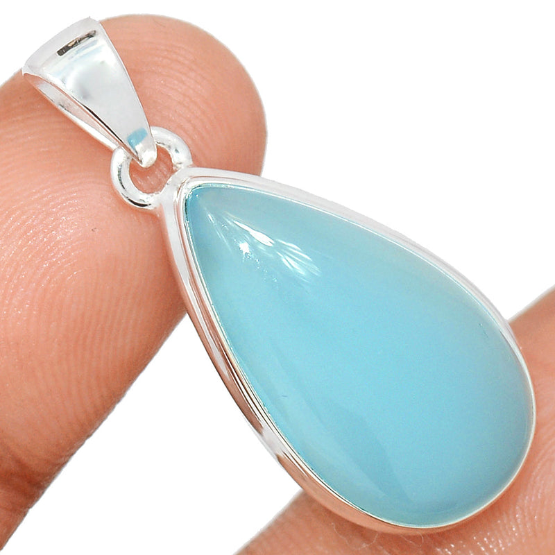 1.5" Blue Chalcedony Pendants - BCDP850