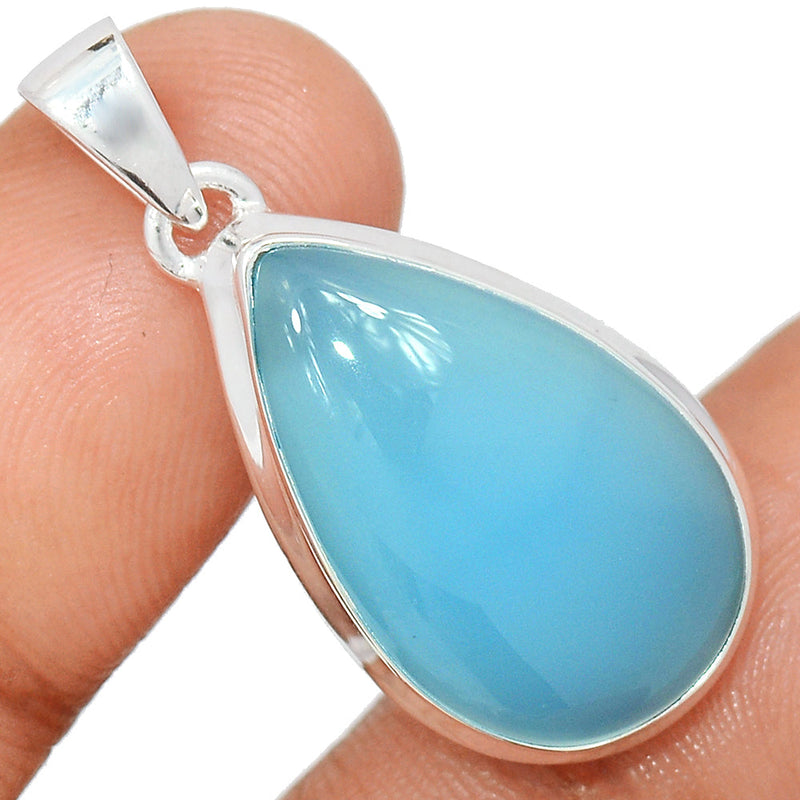 1.3" Blue Chalcedony Pendants - BCDP858